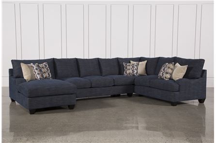 Sierra Down 3 Piece Sectional W/Laf Chaise