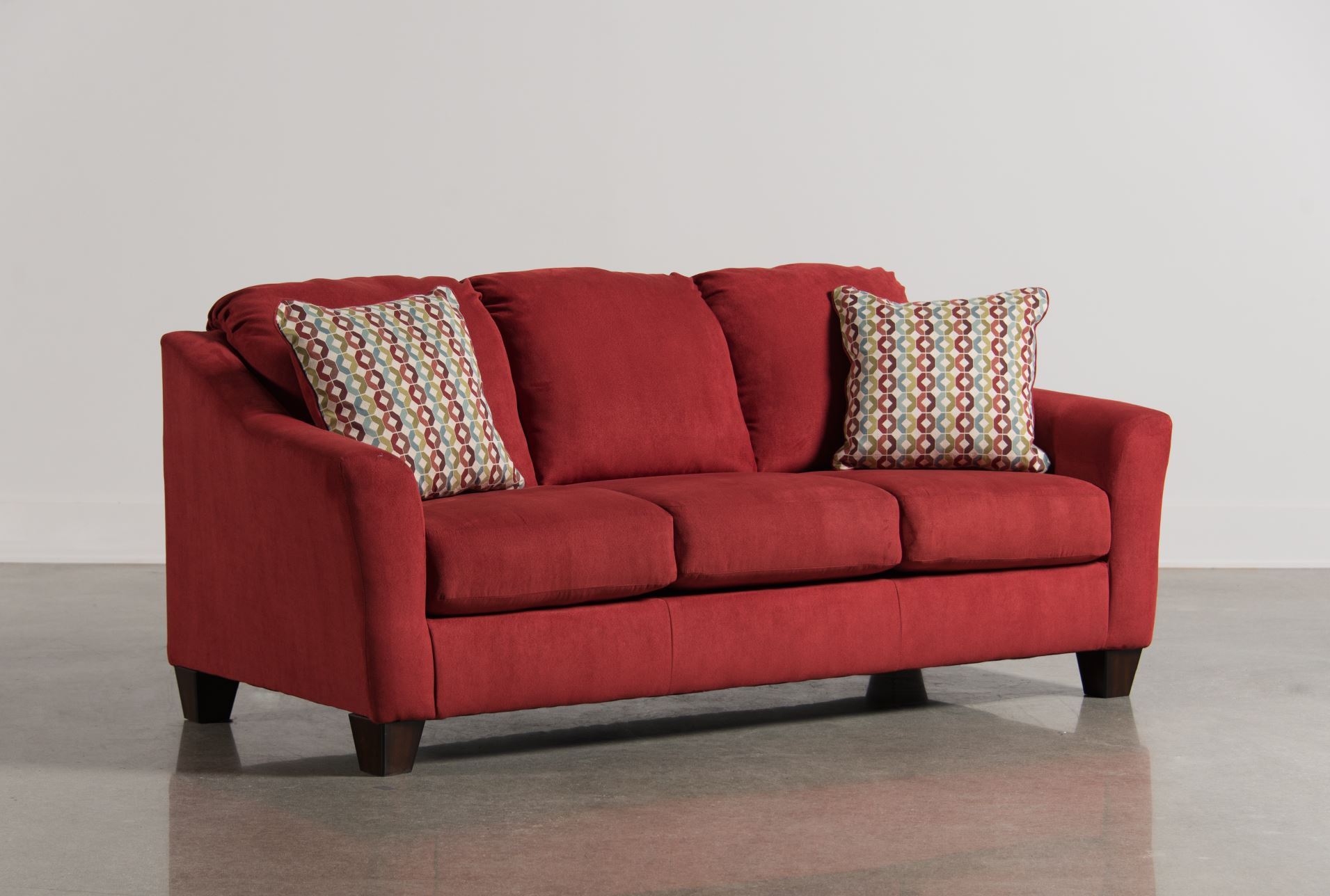 red fabric sofas Sofa Hpricot