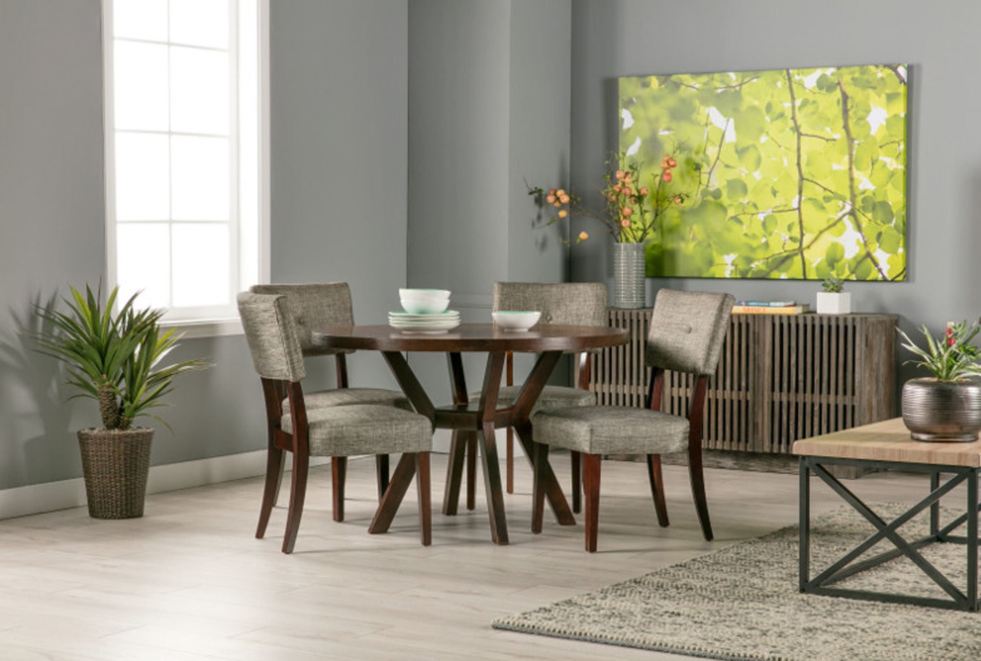 Macie Round Dining Table Living Spaces