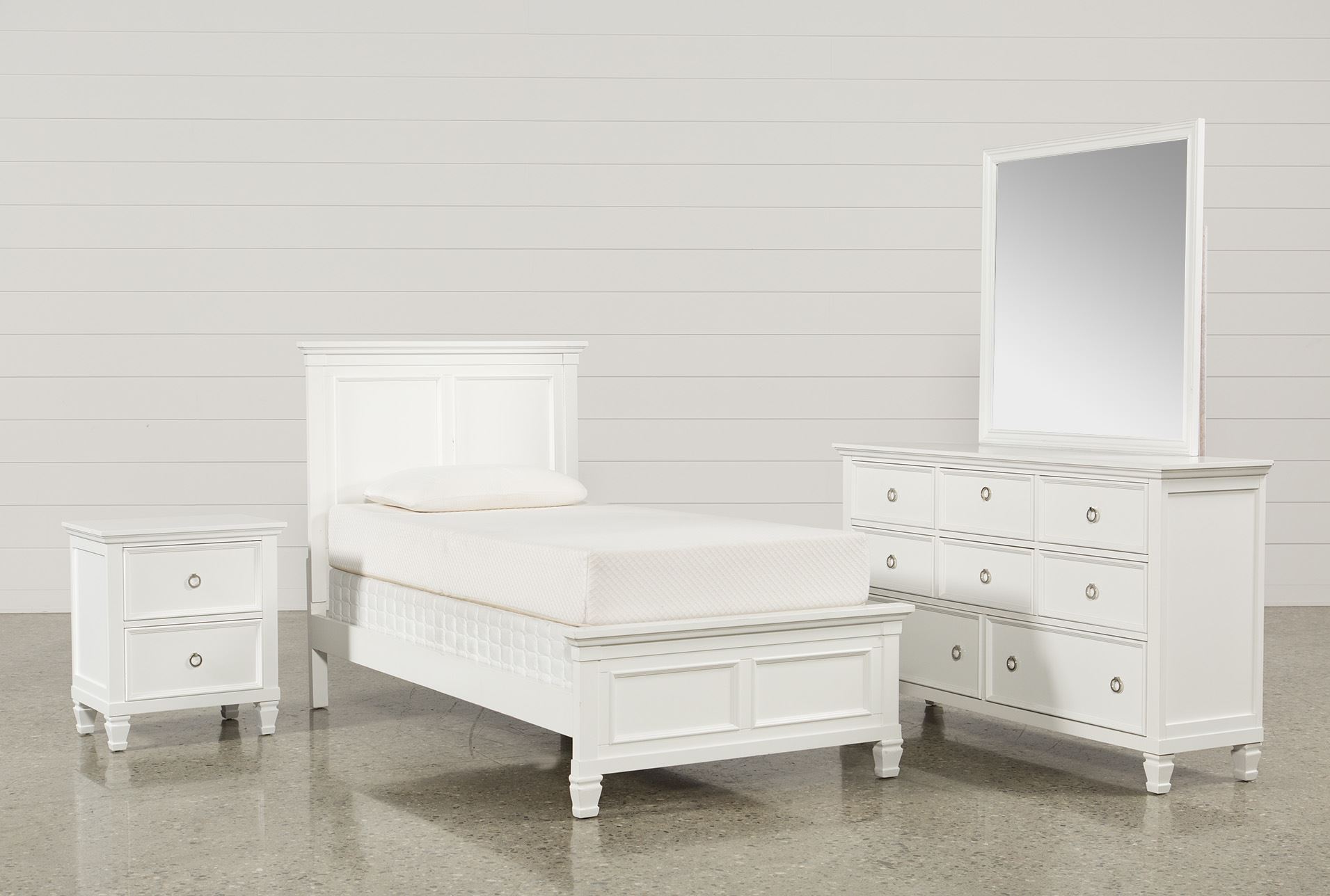 Albany Twin 4 Piece Bedroom Set  Living Spaces