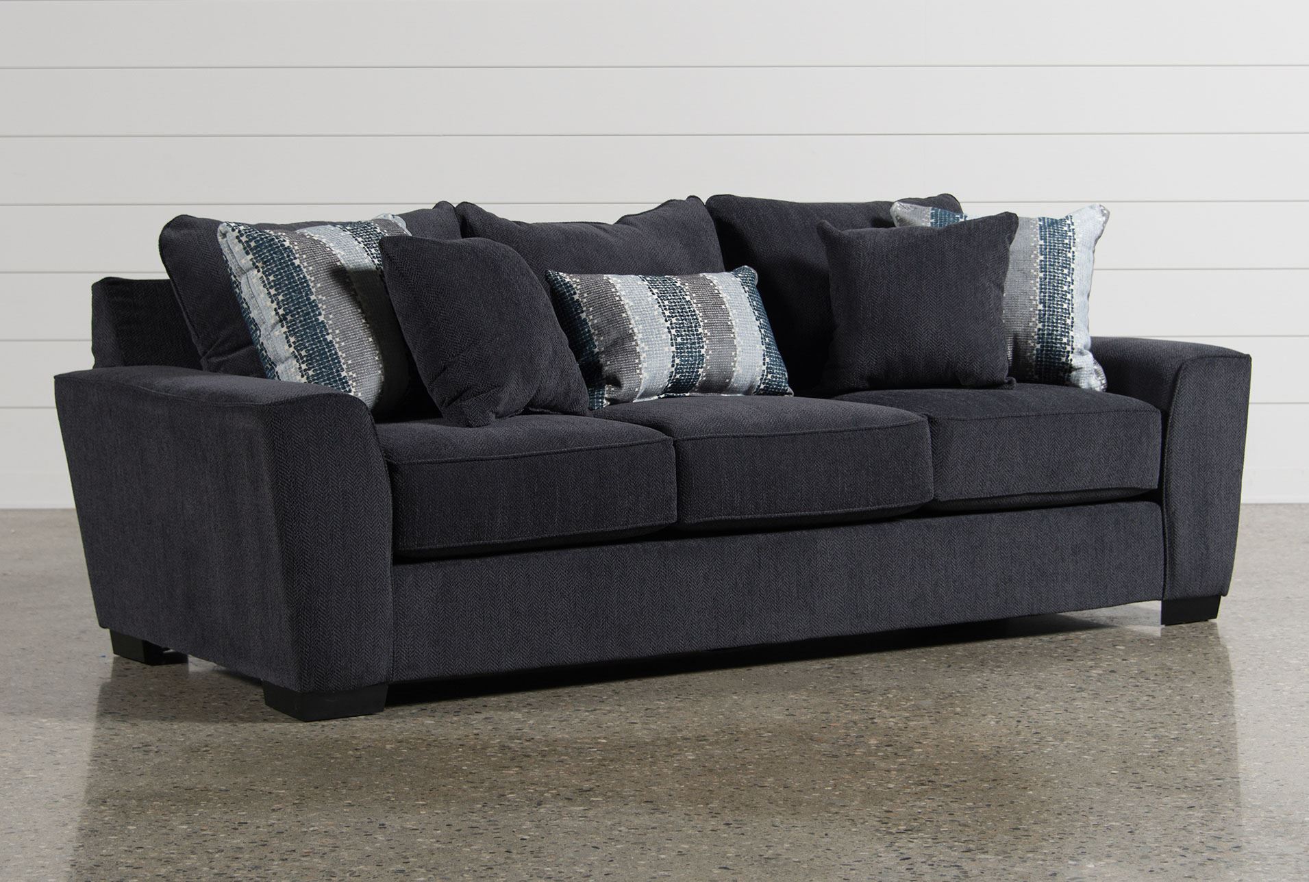 Blue Sofas Free Assembly With Delivery Living Spaces